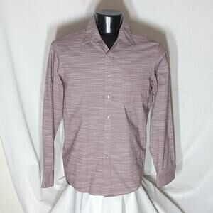 Apt. 9 Men's L/S Premier Flex Shirt Purple Large